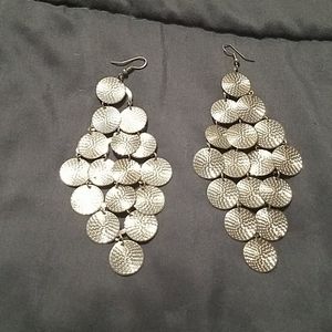 Metallic earrings
